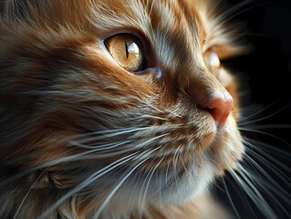 Maine Coon kittens are looking at us