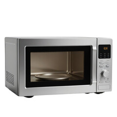 modern microwave oven Isolated on a transparent background generated with ai