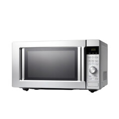 modern microwave oven Isolated on a transparent background generated with ai
