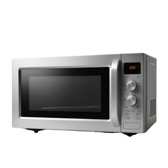 modern microwave oven Isolated on a transparent background generated with ai