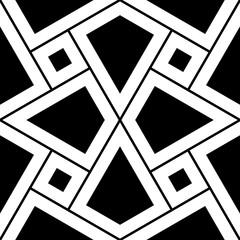 Tribal pattern. Geometric backdrop. Rhombuses, kites motif. Seamless vector. Ethnic ornament. Quadrangles background. Folk wallpaper. Digital paper, textile print, abstract.