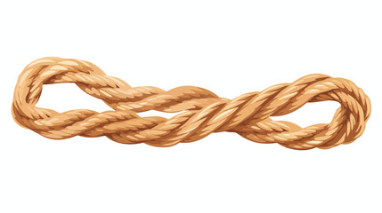 Nautical rope or twisted cord laid with uniform cur