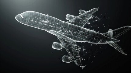 showing various flights for transportation and passengers AI generated