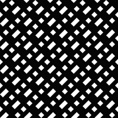 Geometric pattern background - seamless monochrome abstract vector illustration