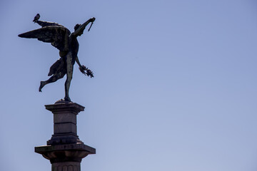 Fototapeta premium Statue in a square in Recoleta, Buenos Aires Argentina