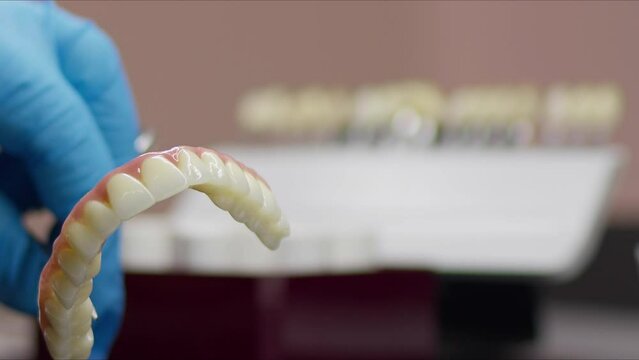 Zirconium porcelain and implant studies in the Dental Laboratory