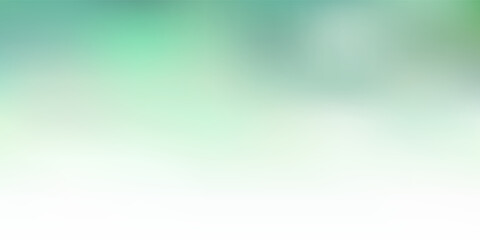 Light green vector abstract blur pattern.