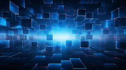 blue rectangle light abstract background design