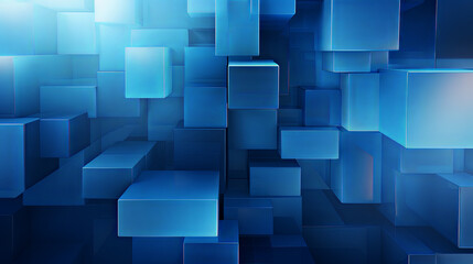 blue square abstract background design