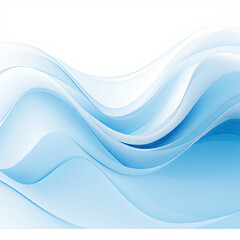 Obraz premium sky blue basic abstract shapes presentation