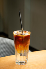 cold iced coffee - espresso tonic