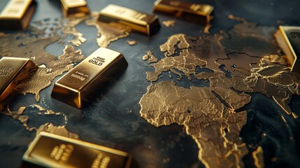Golden Opportunities Global Investment and Trade Unite in Stunning Composition
