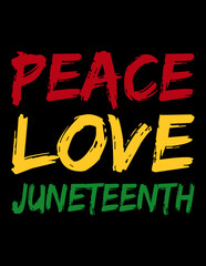Juneteenth Typography Design for Poster and T-shirt Design. SVG.