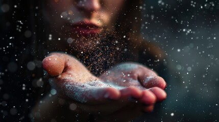 Embracing Liberation A Symbolic Gesture of Release and Freedom in Stock Image