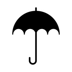 Umbrella icon. Protection parasol symbol. Vector illustration isolated on white background