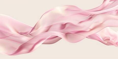 Abstract, flowing pink fabric background for elegant wallpapers, textile design, and artistic...
