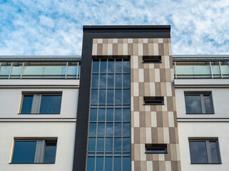 Modern office building in the centre of european city.