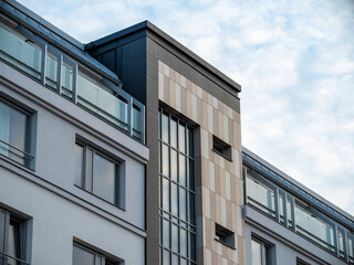 Modern office building in the centre of european city.