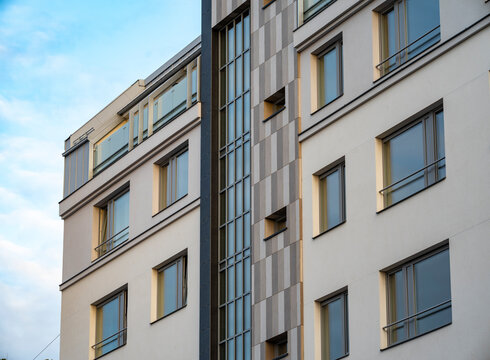 Modern office building in the centre of european city.
