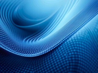 Naklejka premium A blue and white bowl with a blue background