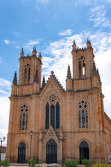 Vertical photo of the Basílica menor de Nuestra Señora de las Nieves, Firavitoba - Boyaca