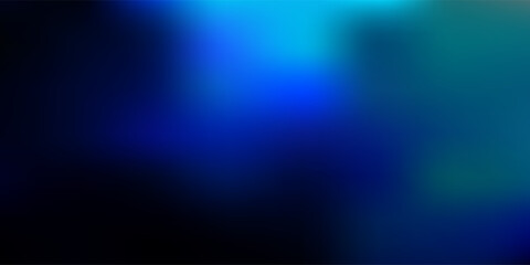 Dark blue vector abstract blur backdrop.