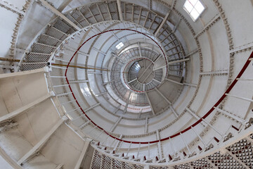 Georgia. Poti. The interior of the Poti lighthouse.