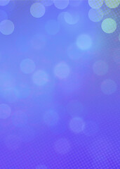 Blue bokeh vertical background for Banner, Poster, celebration, event and various design works