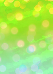 Obraz premium Green bokeh vertical background for Banner, Poster, celebration, event and various design works