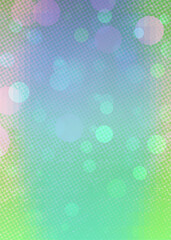 Green bokeh vertical background for Banner, Poster, celebration, event and various design works