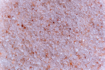  Top view of himalayan pink salt texture background