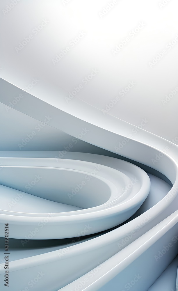Poster black and white metallic color tone wavy lines futuristic abstract geometric shapes background.