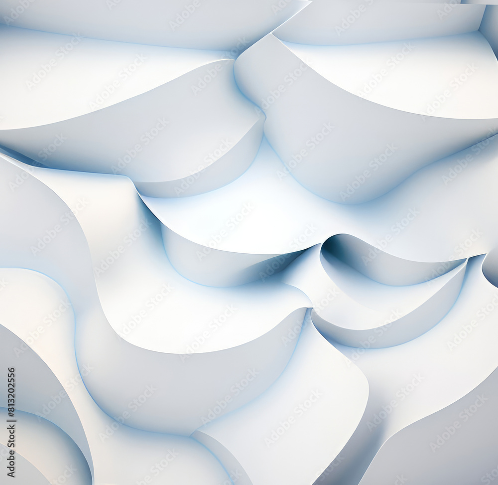 Poster black and white metallic color tone wavy lines futuristic abstract geometric shapes background.