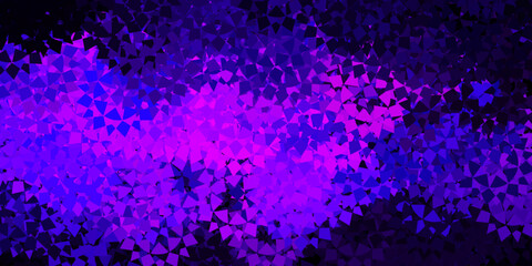 Dark purple vector layout with triangle forms.