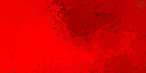 Light Orange vector background with polygonal forms.