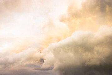 Cloudy sky background, storm clouds