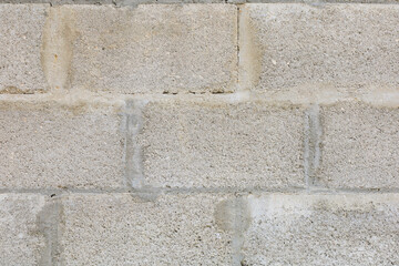 Obraz premium A wall made of gray bricks, background