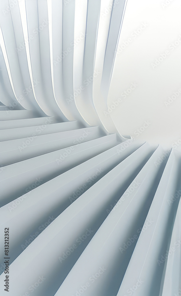 Poster black and white metallic color tone wavy lines futuristic abstract geometric shapes background.