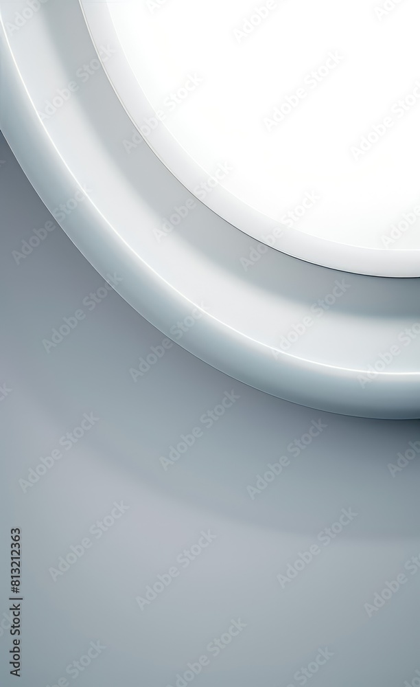 Poster black and white metallic color tone wavy lines futuristic abstract geometric shapes background.