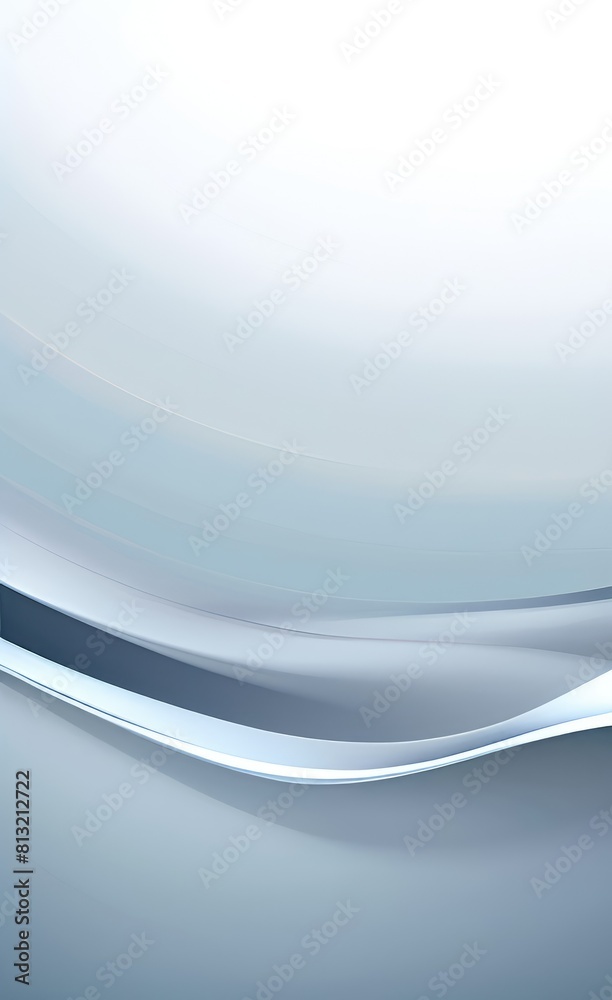 Poster black and white metallic color tone wavy lines futuristic abstract geometric shapes background.