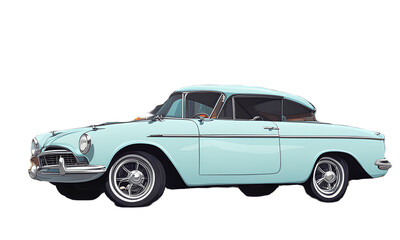 Fototapeta premium Take a drive in a cool car.