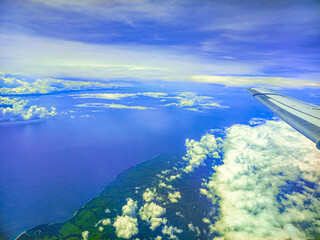 Sky view and over the horizon