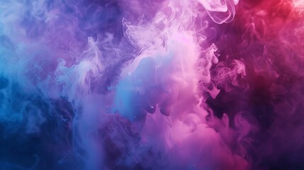Obraz premium ethereal smoke billowing in studio with dramatic theatrical lighting creating mysterious and captivating atmosphere abstract photography