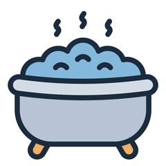 Bathtub bath icon