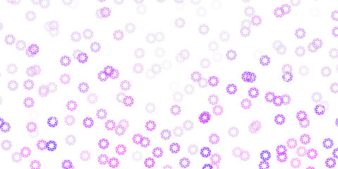 Light purple vector background with spots.