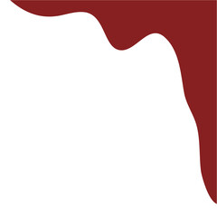 Melted Blob Shaped Corner Frame