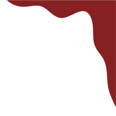 Melted Blob Shaped Corner Frame