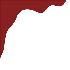 Melted Blob Shaped Corner Frame