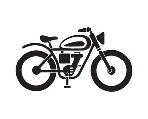 bike silhouette vector icon graphic logo design ai generated,Vector, silhouette, illustration, graphic, design, black, white, abstract