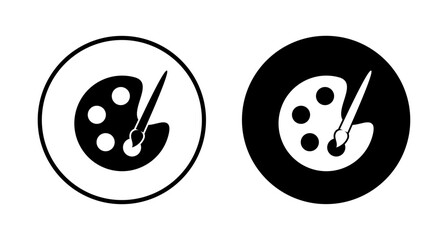 Paint icon vector isolated on white background. Paint brush vector icon. Paint roller icon